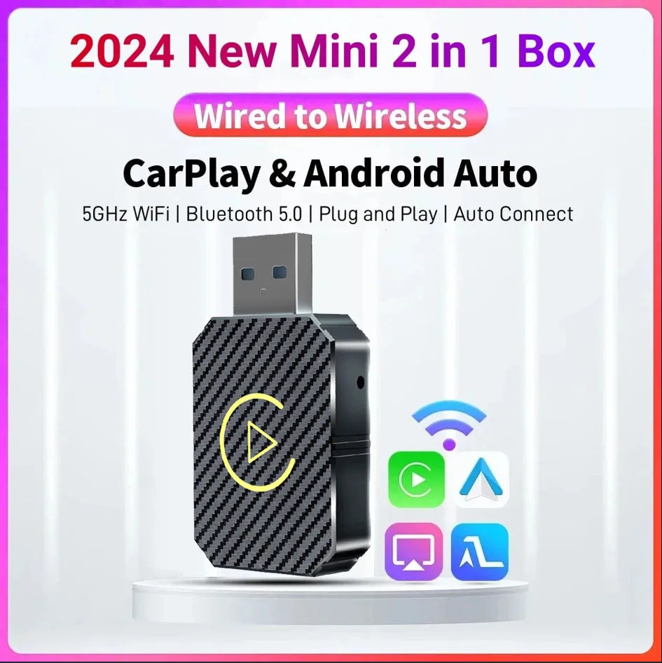 2 in 1 Wireless Carplay Adapter